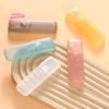 Portable Mini Storage Box Transparent Travel Toothpick Cotton Swab Container for Outdoor Travel Kitchen Restaurant Supplies