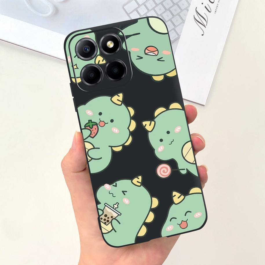 For Cover Honor X8 Phone Case TFY-LX1 TFY-LX2 TFY-LX3 Bumper Popular Flower Cats Soft Cover For Honor 70 Lite X6 X6s X8 5G Funda
