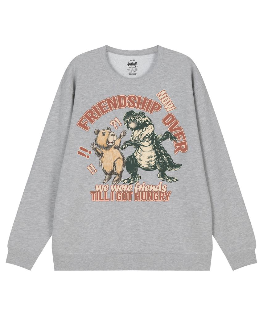 DRIFTOUT Capybara Friendship Is Over Sweatshirt (3 Colors)