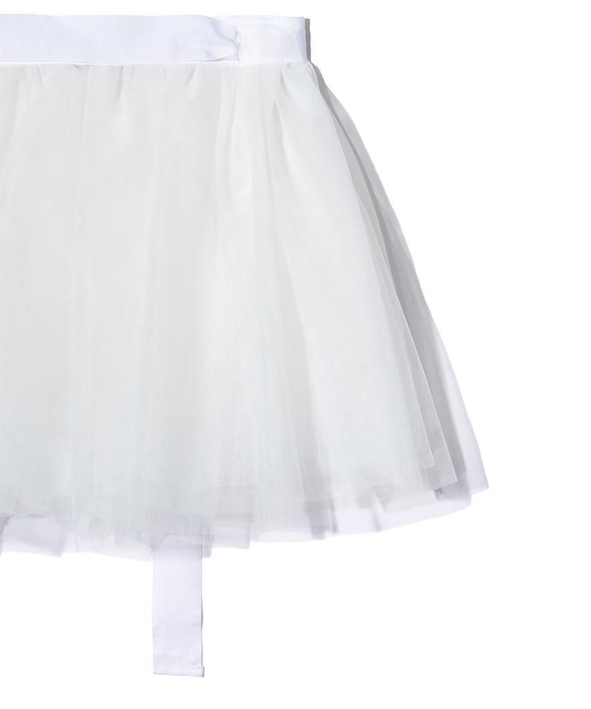 Peace Maker Ts Layered Sha Skirt (White)