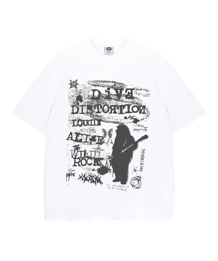 WILDROCK Wild Dive Прохладные хлопковые оверсайз футболки с коротким рукавом