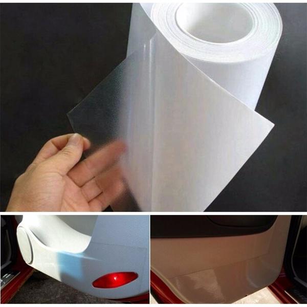 10см*3м Прозрачная виниловая наклейка для автомобиля DIY Оберточная пленка Рулон Пленка Стикер ADM