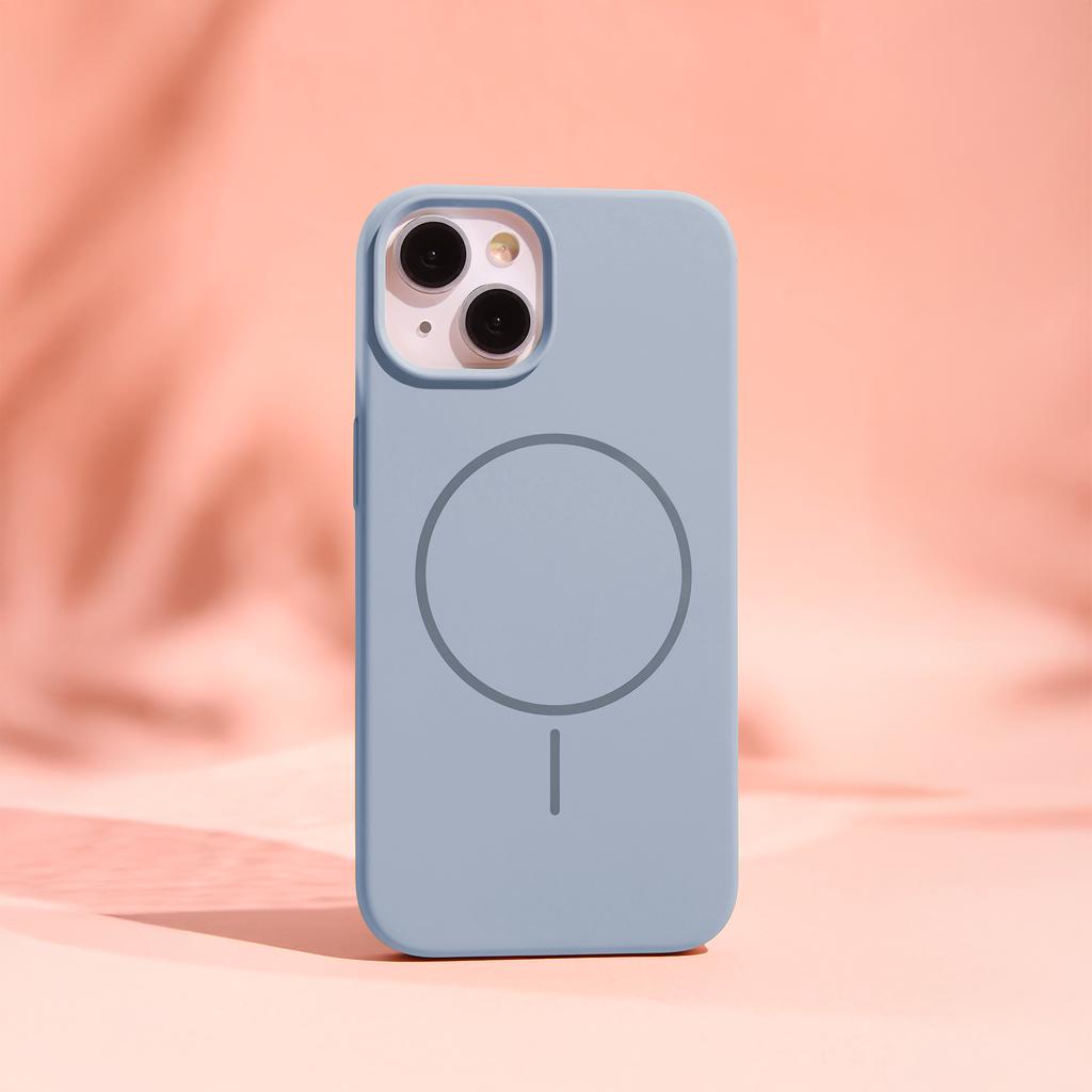 Nakładka Silicone Thin Mag Do Iphone 16 Pro 6,3" Jasnoniebieska