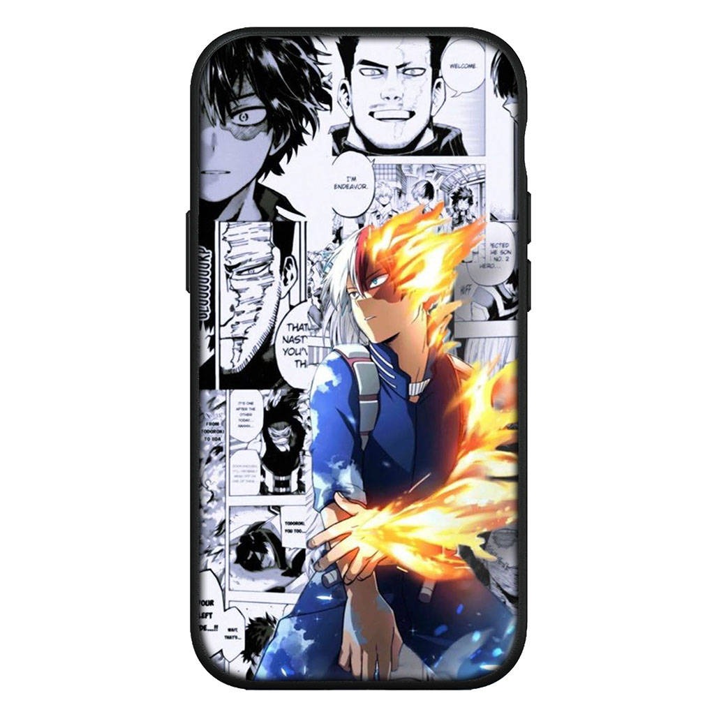 Для iPhone 16 15 Xiaomi Redmi Note 13 12 11 Pro Max X 9 14 Plus XR Samsung Galaxy S24 S23 Huawei OPPO My Hero Academia Midoriya Izuku BNHA чехол для телефона