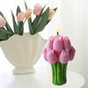 DIY Handmade Tulip Bouquet Candle Molds Flexible Silicone Soap Making Mold  Kitchen Cooking