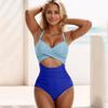Европейский и американский цельный купальник женский сексуальный купальник бикини с высокой талией