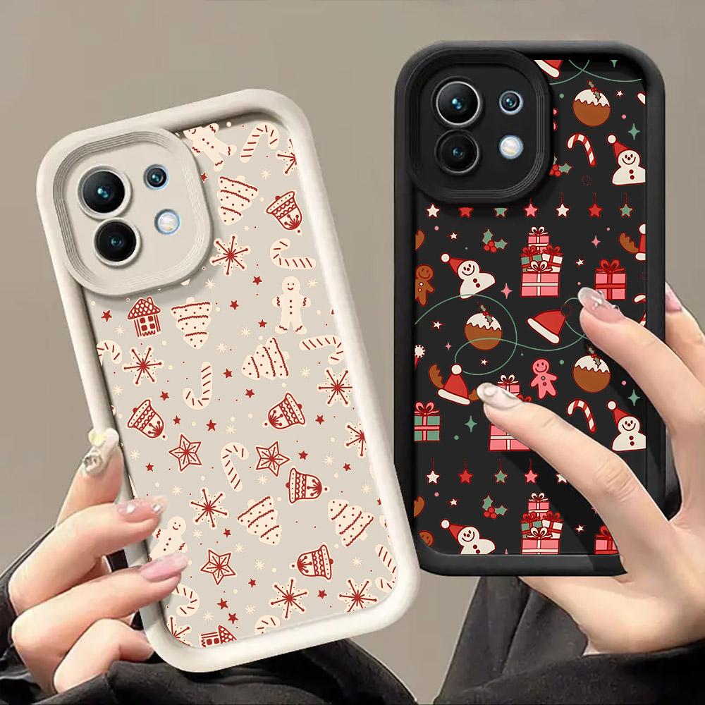 Чехол для телефона с принтом 'С Рождеством' для Xiaomi 17 Pro Max 15T 14T 13T 11Lite Poco X5 X6 X7 F5 F7 M6 M7 Pro 5G Мягкая крышка