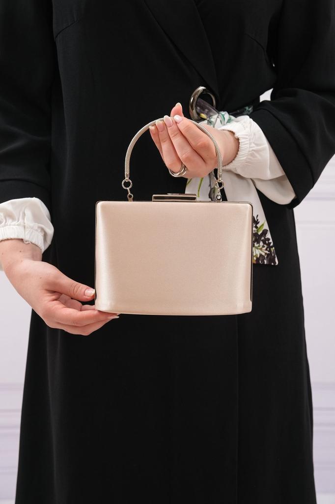 Women's Stylish and Useful Evening Dress Bag Women's Powder Fabric Evening Dress Clutch Portfolio Bag