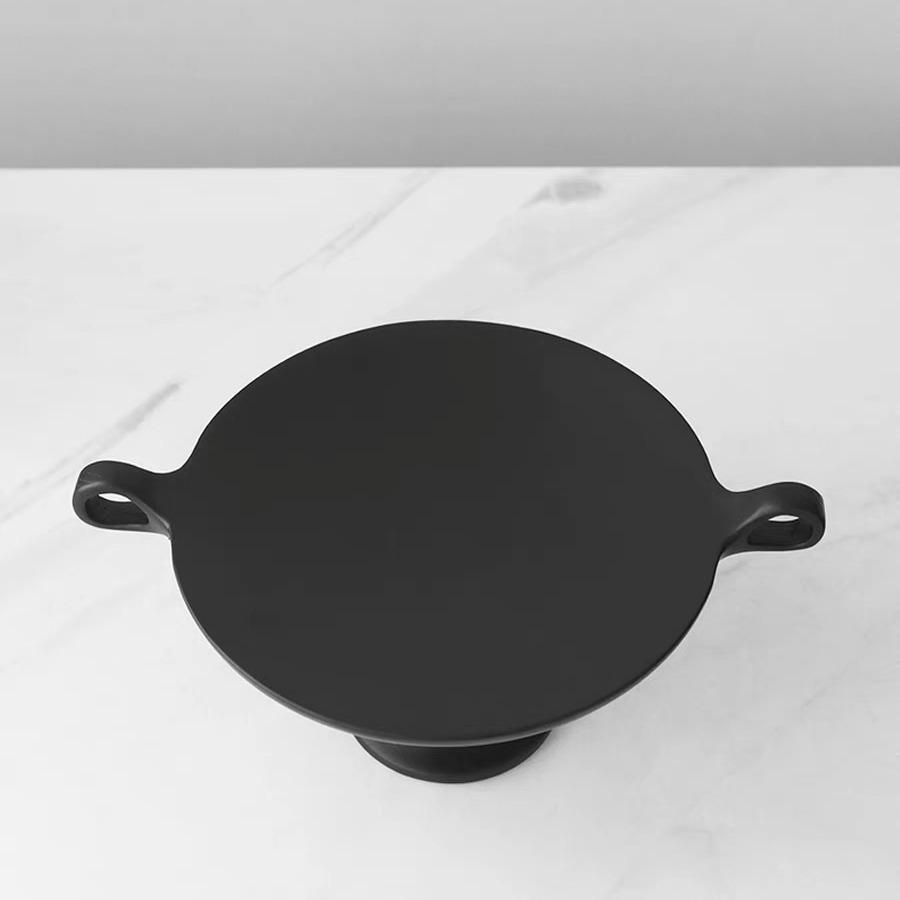 Высоко脚 Tray Твердое дерево Хранение Блюдо Закусочное блюдо Настольный контейнер для хранения Блюдце для мелочей Блюдо для украшений Подносы Декоративные