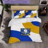 Sheffield Wednesday Football 3 Piece Bedding Set Soft Duvet Cover Set with Pillowcases Printed Bedroom Decor Set for Home