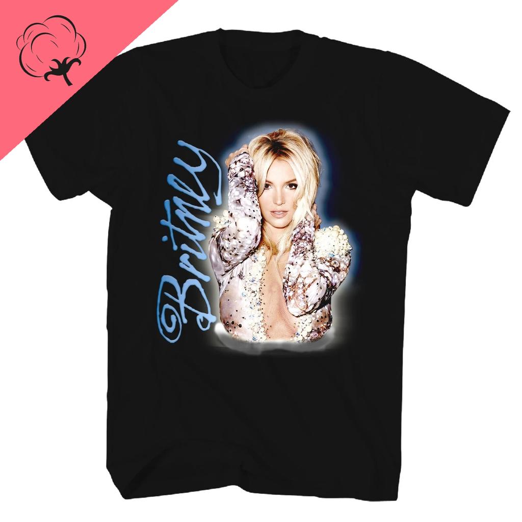 Britney Spears TShirt Black Metal Casual Funny Shirt Punk Rock Fan Apparel Fashion Cotton Classic Music Unisex Clothes
