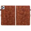 For itel Vistatab 30 Case Lily Flower Imprint Card Slots Leather Tablet Cover