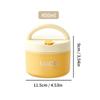 Ceramic Lunch Box Portable Insulated Food Storage Container With Lid Microwave Bento Box Sealed Leak Proof Food Jar