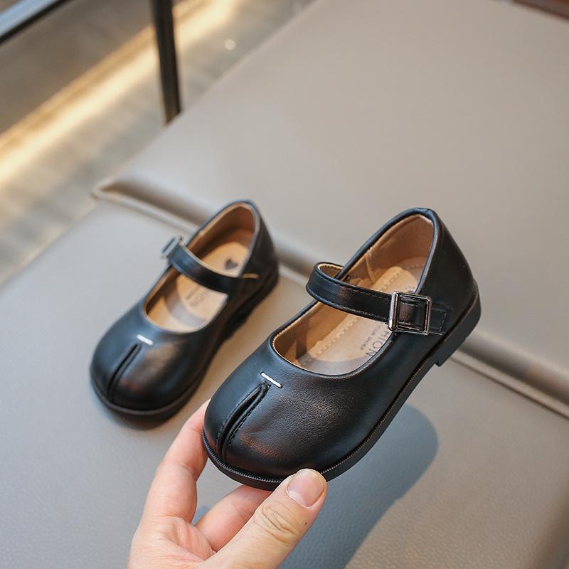 Весна/Осень 2026 Девочки Принцесса Низкий Вырез Кожаные Туфли - Мягкая Подошва и Универсальные