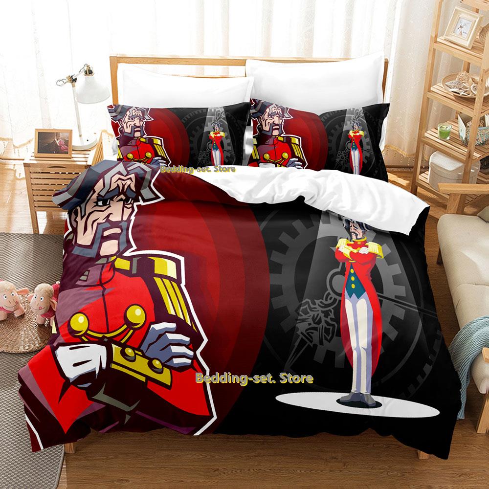 Игровой комплект постельного белья Ghost Trick Односпальный Полуторный Двуспальный Кингсайз Комплект для кровати Взрослый Детский Спальня Аниме Покрывало Комплекты постельного белья Личность Кровать