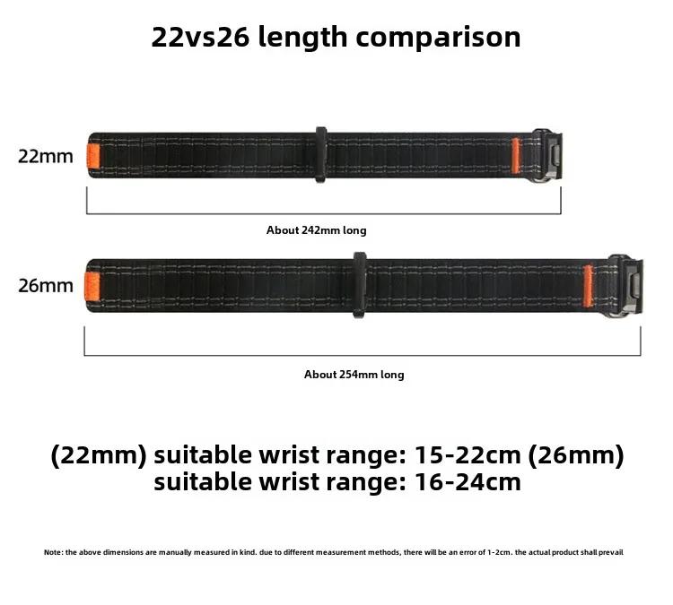 Fenix8 ремешок для часов Garmin Fenix 8 51 мм E 47 мм 7 7X/Epix Pro/6 6X 5X Plus/Enduro 3 QuickFit 26/22 мм спортивный нейлоновый ремешок браслет