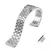 18-мм тонкий стальной ремешок для часов CASIO A158 / A159 / A168 /A169 /B650 /AQ230/ 700 Классический Маленький Квадратный Серебристый Блок Металлический Ремешок