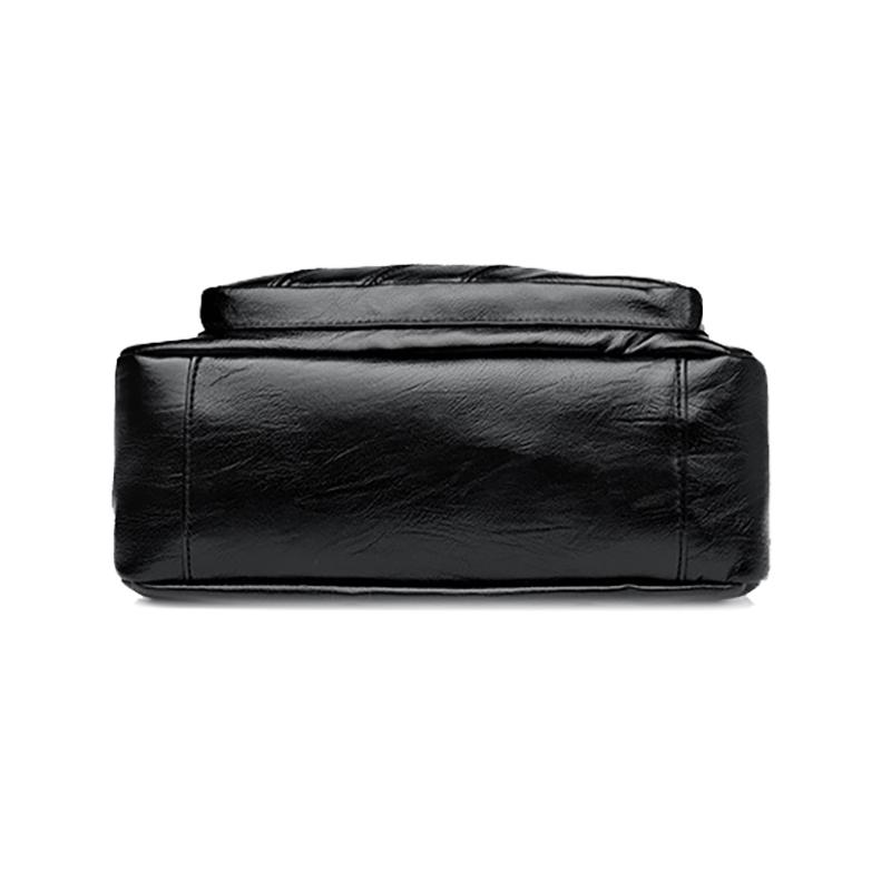 Cross-border женская мягкая кожаная сумка-мессенджер универсальная женская сумка среднего возраста многослойная вместительная сумка через плечо