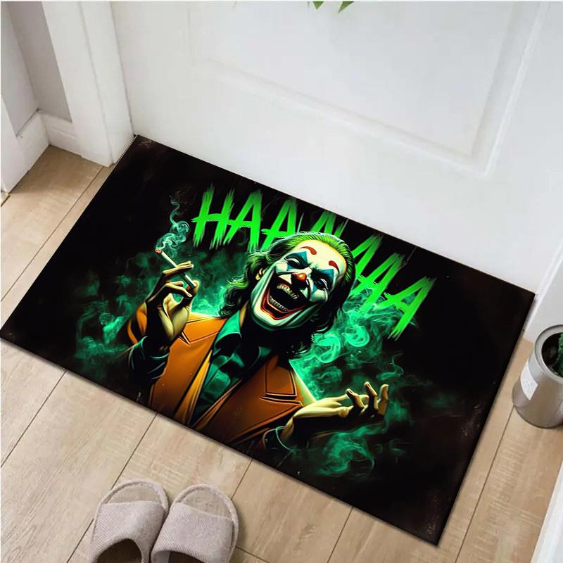 1 шт. Офисный коврик для стула Joker Green Smoke Laughing Идеально подходит для офисных стульев, гостиных или спален, Ковер из полиэстера.HDT194
