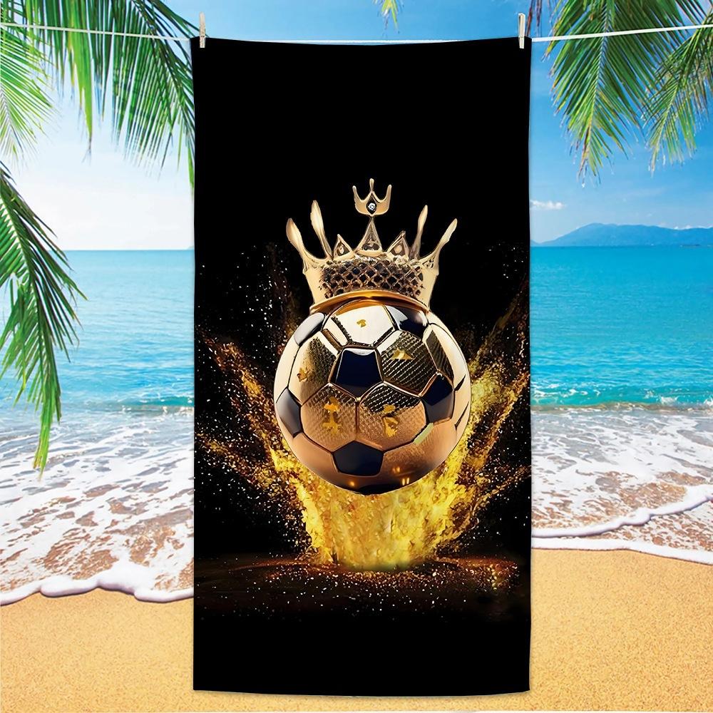 New Us-Canada-Mexico Football World Cup Beach Towel Microfiber Quick-Drying Bath Towel Outdoor Sports Towel