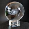 Crystal Globe Ball Galaxy Miniatures 3d Laser Engraved Glass Ball 60mm Sphere