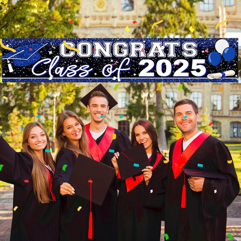 Graduation Banner Theme Party Decorations Graduation Couplet Banner Graduation Backdrops