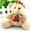Bear Plush Toys Small Pendant Wedding Bears Stuffed Toy DIY Cartoon Bouquet Doll for Kids Sale 10CM Christmas