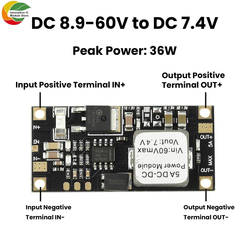 1A DC-DC Step-Down Module Power Converter 7.1V-61V To 6V/7.1V/8.1V Low Ripple High Efficiency For Drones Industrial Control
