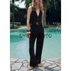 Spring and Summer New Women's Clothing Beaded Bows Linen Blended Vest 8222939 Wide Leg Pants 8017939