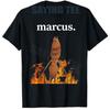 Marcus The Worm On Fire Funny Jimbo James Meme Graphic Tshirt Y2k Humor Internet Culture Art Graphic Outfit Short Sleeve Tees