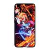 Чехол для телефона Samsung Galaxy S24 S23 iPhone 16 15 14 Xiaomi Redmi Note 13 12 11 8 Plus 10 9 Pro Max X XR OPPO Huawei Akaza Demon Slayer Nezuko Cover