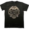 Queen Unisex Adult Floral Crest T-Shirt