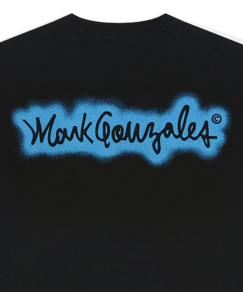 MARK GONZALES Angel Spray Short Sleeve T-Shirt - Black