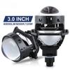 2pcs Bi LED Projector Lenses 3 Inch For Headlight Halo Lights For H4 H7 9005 9006 160W 50000LM High Low Beam 120W