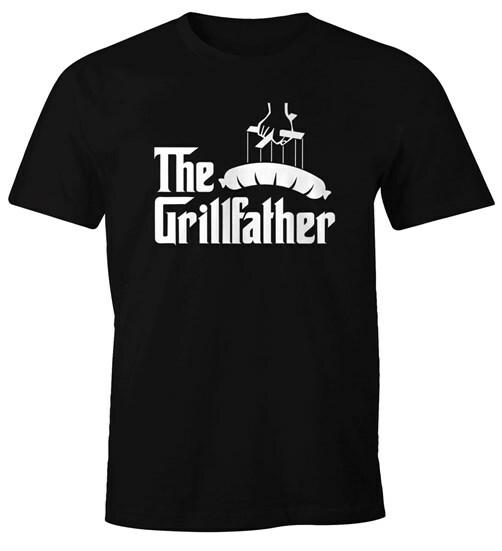 Unisex T-shirt The Grillfather Sausage Fun Shirt For And Godparents Gift-