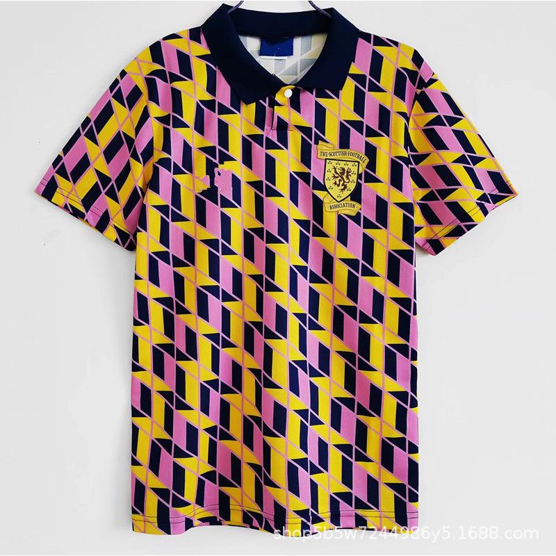 1990 German Scotland main vintage vintage field player edition jersey, German Müller Kross Havertz jersey