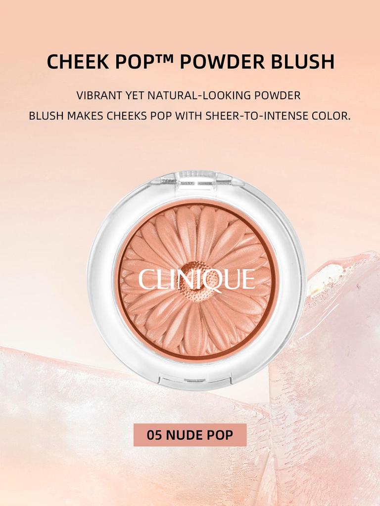 Clinique Румяна Cheek Pop™ Powder Blush #05 NUDE POP — 0,12 унции/3,5 г