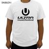 Ultra Music Festival Crew Neck  T-Shirt Black Mens Tshirt Male Brand Tee Shirt Cotton Tee-Shirts