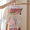 Removable Multi-Clips Drying Hanger Plastic Hanging Drying Rack Socks Drying Hanger  Underwear
