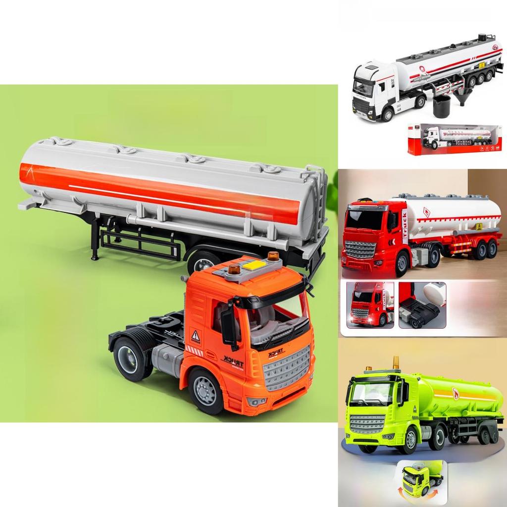 Childrens Construction Vehicle Pull Back Excavator With Light Sound And Detachable Cab For Boys Playtime