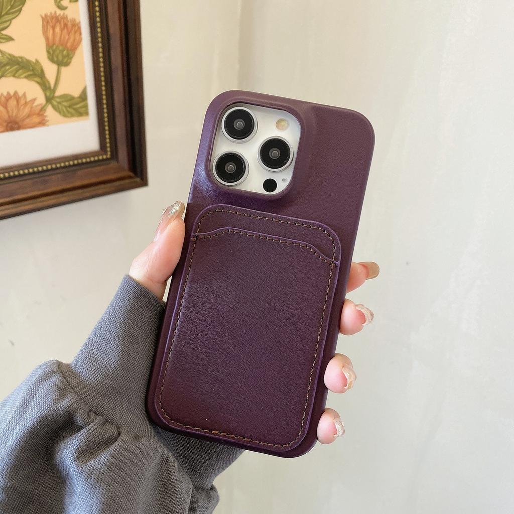Вертикальный слот для карт Кожаный кошелек-чехол Для iPhone 15 Pro Max 14 Plus 13 12 Mini 11 XR X XS SE2025 7 8 Сумка-чехол с ощущением кожи
