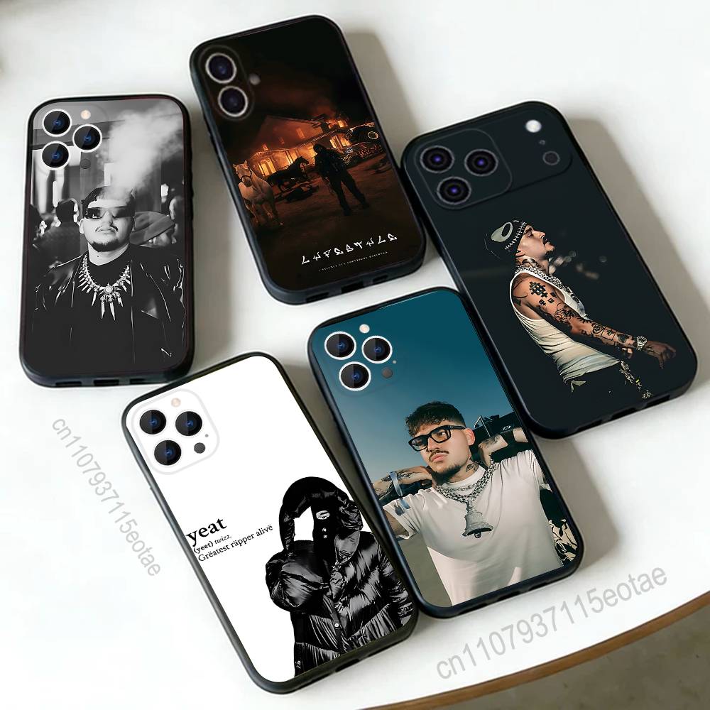 Y-Yeat Rapper LYFESTYLE Для iPhone 12,16,13,14,15,17,11,Pro,Max,Plus,E,Air,Mini Мягкий ТПУ, приятный для кожи чехол для телефона