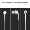 Проводные наушники с объемным тяжелым басом, микрофоном, стерео, проводным управлением, регулировкой громкости, совместимые с HD