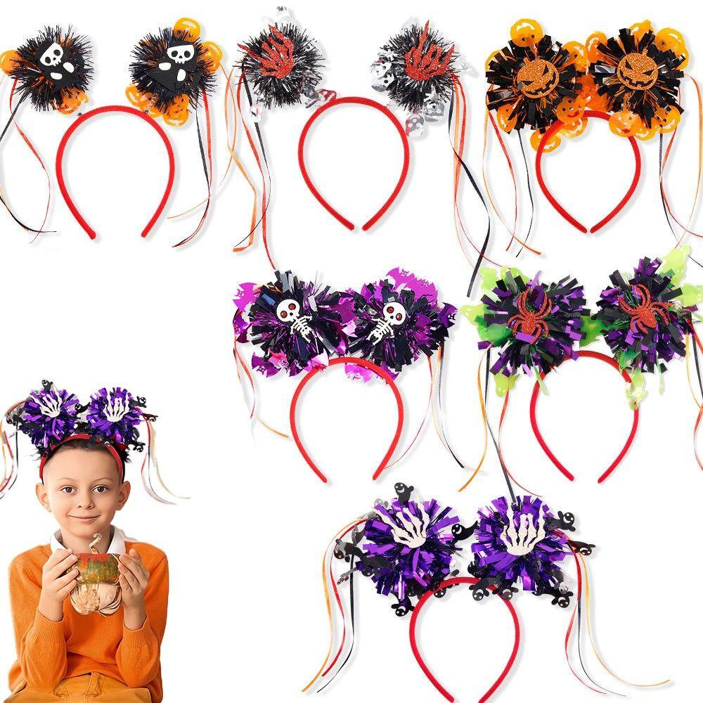 Pumpkin Halloween Hairbands Skull Bat Skeleton Headband Funny Halloween Hair Hoop Festival Party
