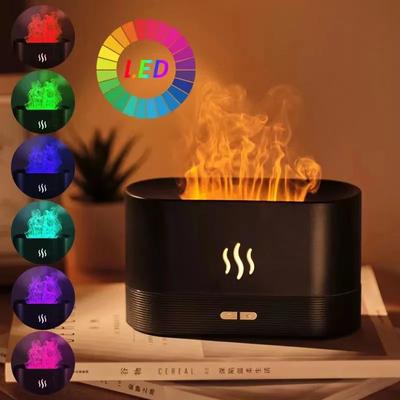 Увлажнитель воздуха Flame, ультразвуковой диффузор с USB-разбрызгивателем, создатель ароматизатора, эфирные масла, диффузоры для гостиной, офиса