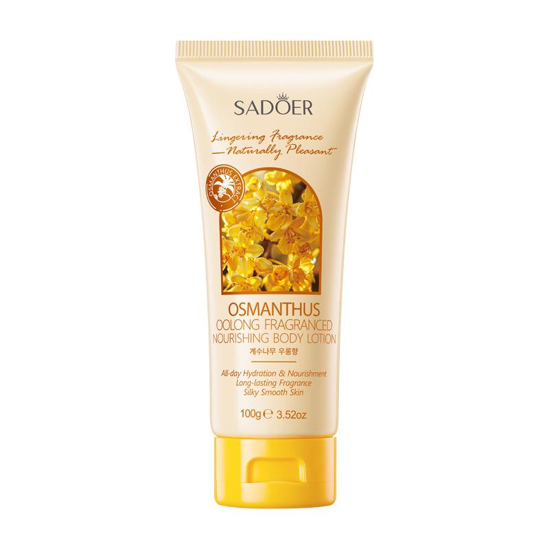 Osmanthus Oolong Body Lotion Moisturizing Nourishing Body Cream Long Lasting Fragrance Hydrating Skin Care 100g