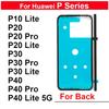 Для Huawei P40 Pro+ P10 P20 P30 Lite 5G P50 Pocket Наклейка на заднюю крышку Клейкая лента Клей P30Pro P40Pro Замена