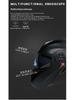 ORZ Double Lens Flip-Up Electric Car Helmet - Anti-Fog, Unisex, Four Seasons, Semi-Motorcycle