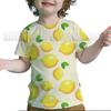Toddler 3D Funny Fruits Printed T Shirts Baby Boys Girls Kids Tee Tops Summer Children Avocado Strawberry Lemon Apple T-shirts