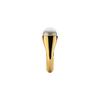 Gucci Blondie Hollow Round Interlocking Double G And Resin Pearl Glossy Ring Unisex rings Gold 797423JCF27